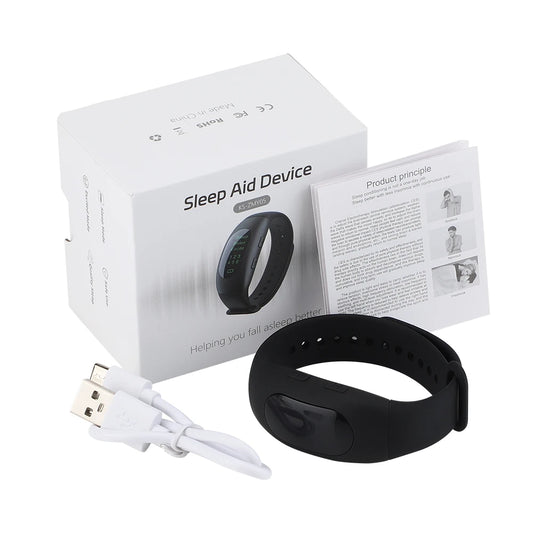 Intelligent Electronic Sleep Instrument Micro-Current Pulse Rest Hypnosis Insomnia Artifact Relieve Anxiety Wristband Watch